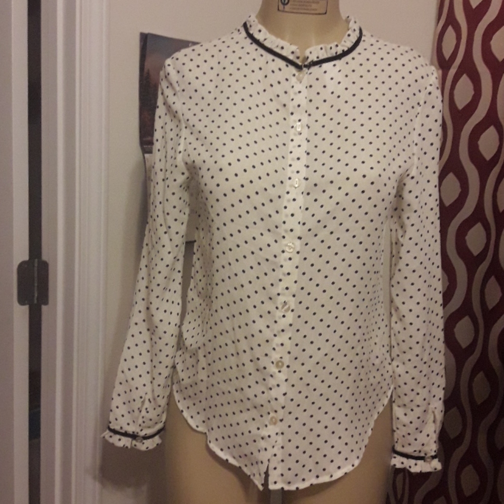 Bongo Button Down Blouse Medium